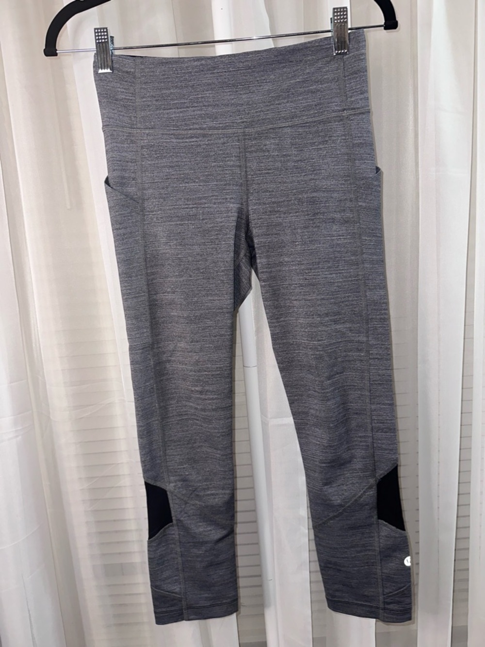 lululemon athletica Gray High-Rise Leggings with Side Pockets